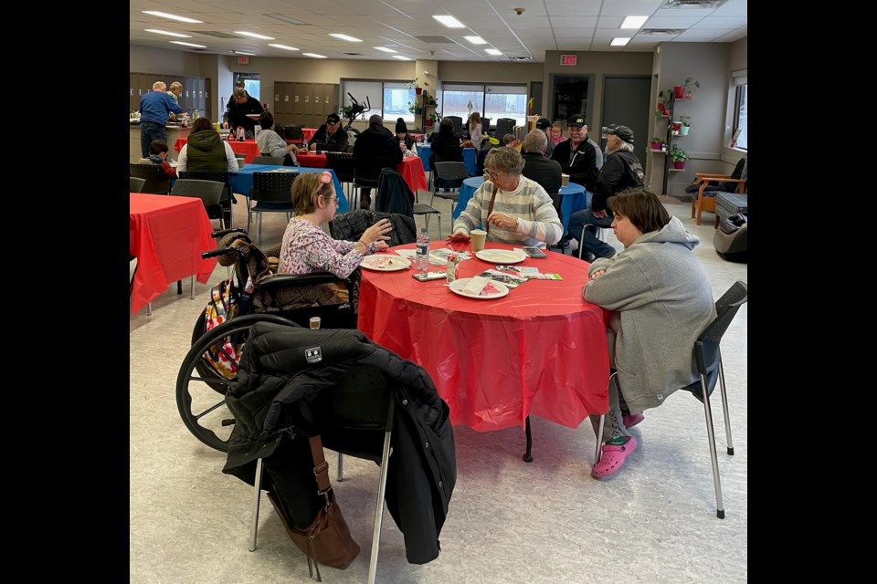 A pancake breakfast was held at SaskAbilities Nov. 16 to kickoff Snowarama 2025.