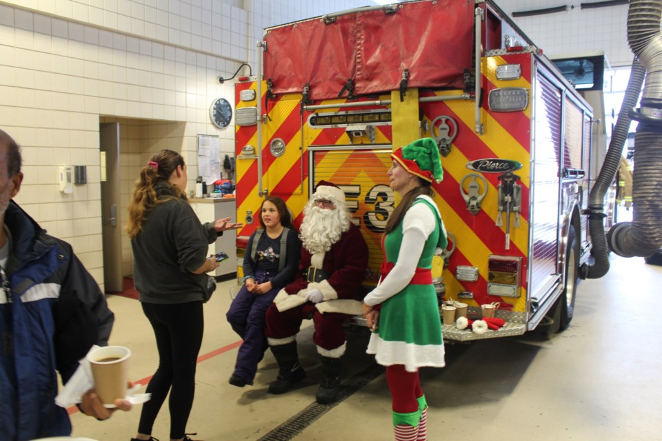 Yorkton Fire Protective Services hosted a pancake breakfast with Santa the morning of Nov. 25 to celebrate Yorkton Business Improvement District's Santa Claus Parade held later that same day. The public came out in droves to for the free breakfast and photos with Santa Claus. After breakfast, attendees were invited to a free screening of the The Grinch at the Tower Theatre.