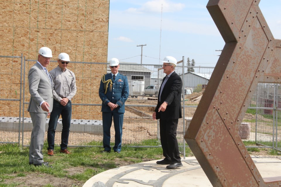 As part of the Regional Centre of Expertise on Education for Sustainable Development awards held May 15, the Honourable Russ Mirasty, Lieutenant Governor of Saskatchewan, toured the Yorkton Brick Mill guided by members of the Yorkton Brick Mill Heritage Society.  