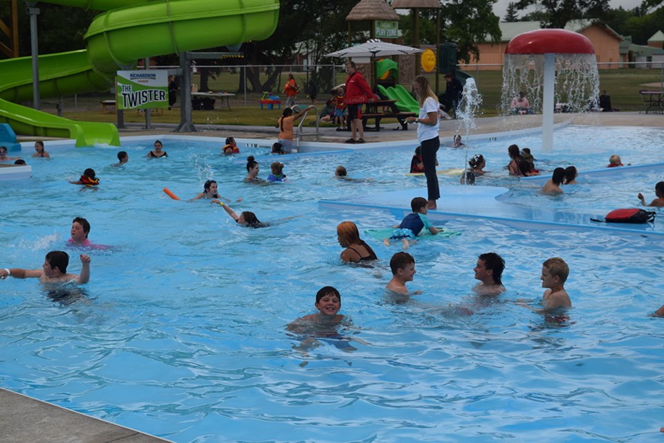 Swimming pool staff and swimmers alike are looking forward to another busy and fun summer at the Canora Aquatic Park.  