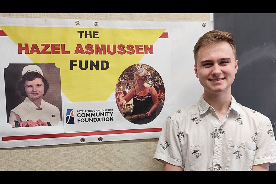 Ethan Nolin is the 2023 recipient of the award from the Hazel Asmussen Fund. 