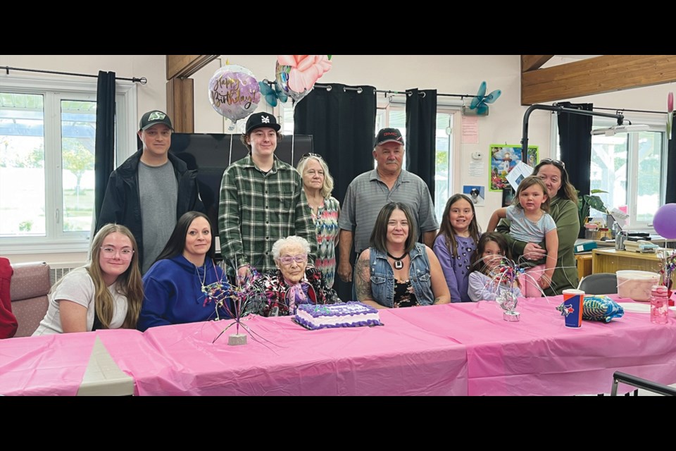 Hazel Mills celebrated her 98th birthday on May 27 at Moose Mountain Lodge in Carlyle. Family members were in attendance to mark the occasion. 