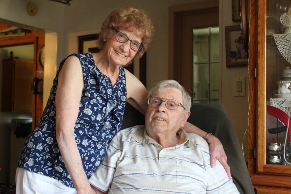 The McKens, present day, at 93 and 94-years-old.