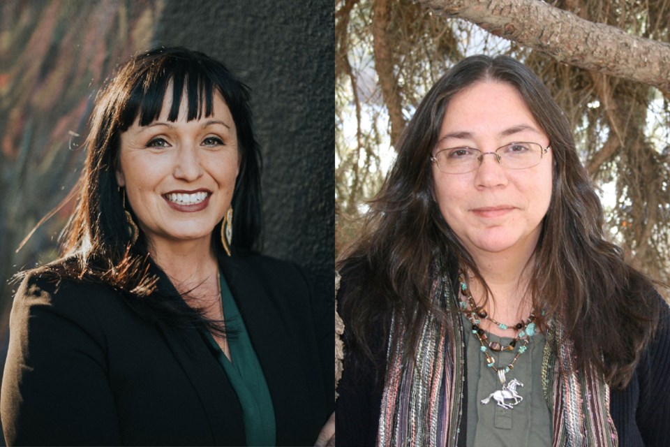 From left: Department of Indigenous Studies faculty member Dr. Allyson Stevenson (PhD) is the Gabriel Dumont Institute Chair in Métis Studies at USask (Photo: Kelsey Victoria Photography). Faculty member Dr. Winona Wheeler (PhD) first joined USask’s Department of Indigenous Studies back in 1988. 