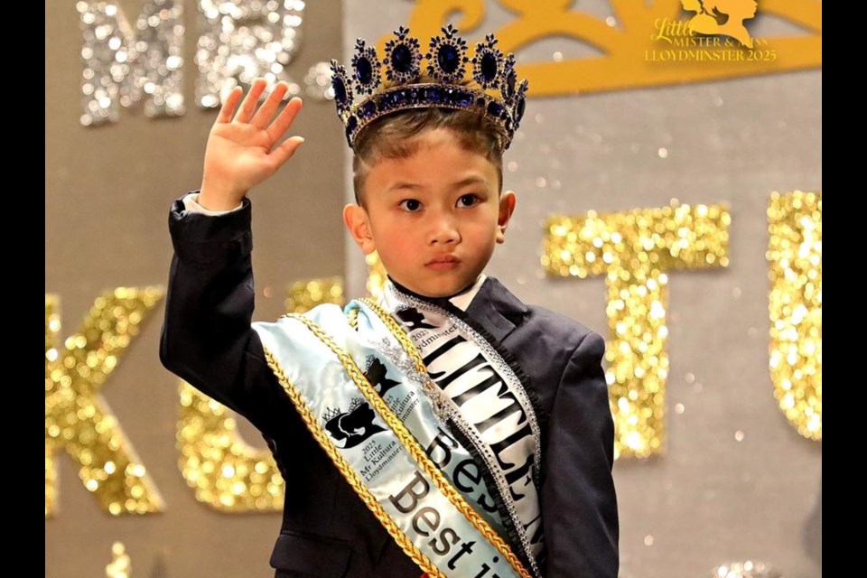 Markus Casipe was named Little Mr. Kultura Lloydminster on Jan. 25 at the Gold Horse Casino.