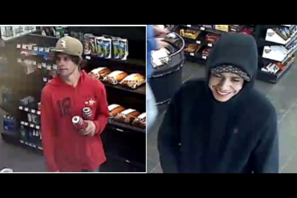 Suspects in Benson vehicle theft.