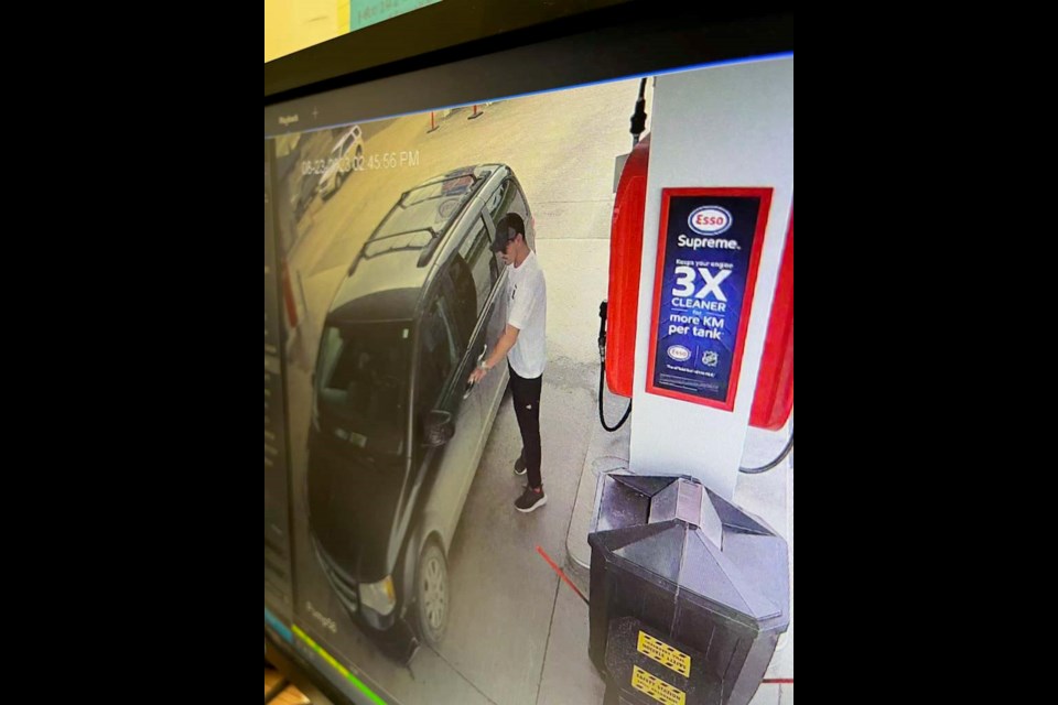 RCMP are seeking the public's help in identifying this driver who was reported for theft and fled from police.