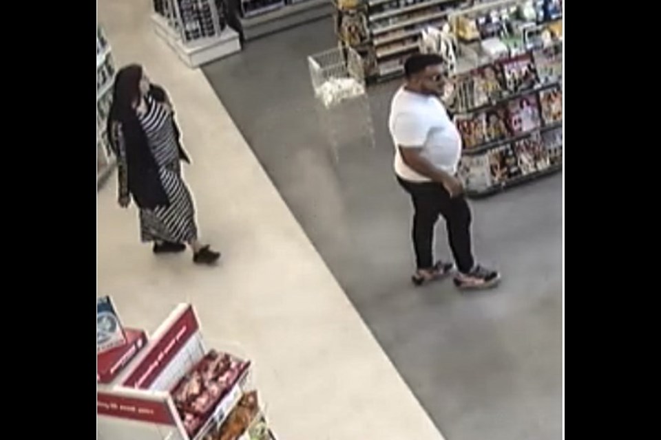 Swift Current RCMP are requesting assistance to identify these two individuals for a significant theft of cologne and perfume from a drug store in Swift Current on Sept. 9.