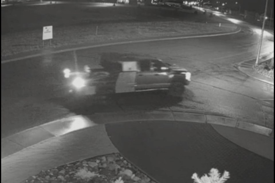 Warman RCMP are requesting assistance to identify the owner of what appears to be a Red Dodge flat deck truck allegedly involved in a break and enter.