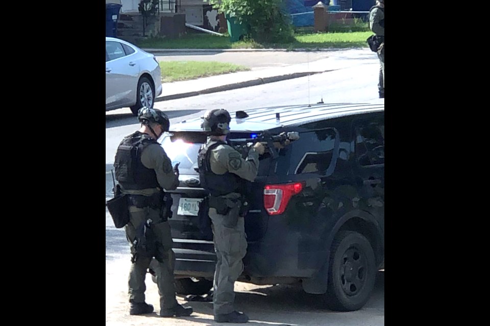 Saskatoon Police Service Guns & Gang Unit helped make arrests in the Pleasant Hill neighbourhood in Saskatoon following a fatal shooting Wednesday morning. 