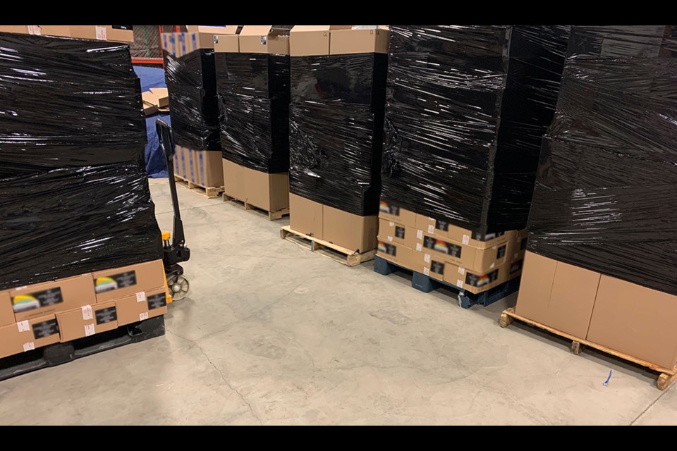 Indian Head RCMP seized approximately $5.4 million worth of cigarettes and 1,356 kg of shisha tobacco following a traffic stop on Nov. 10.