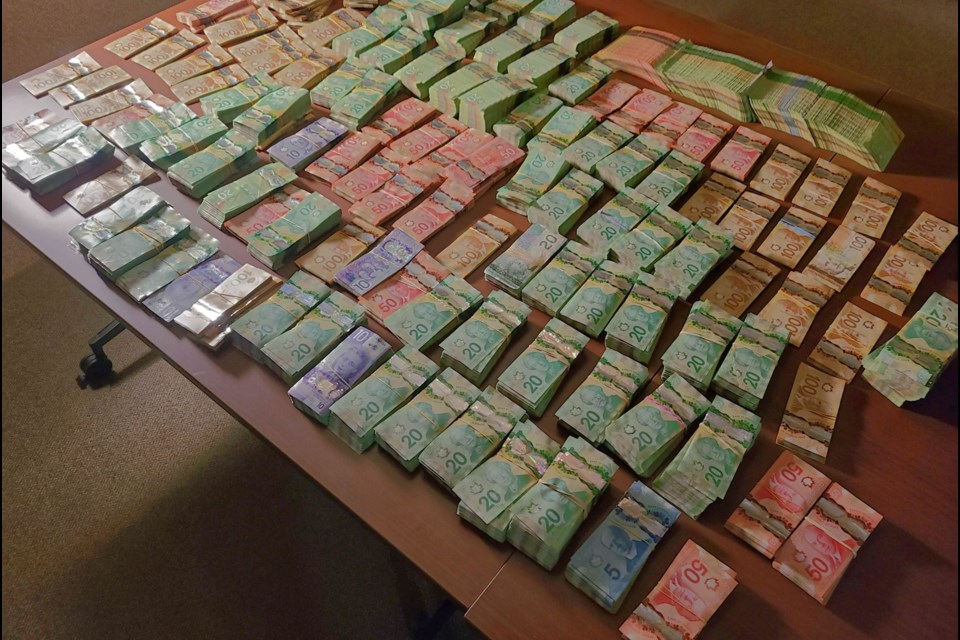 More than $897,000 was seized by police during a Sept. 1, 2022 commercial vehicle inspection.