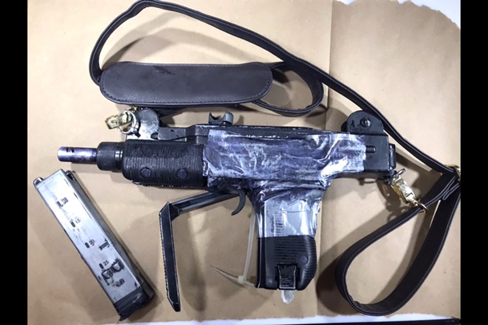 Prince Albert police seized a modified shotgun, ammunition, and a .22 calibre firearm.