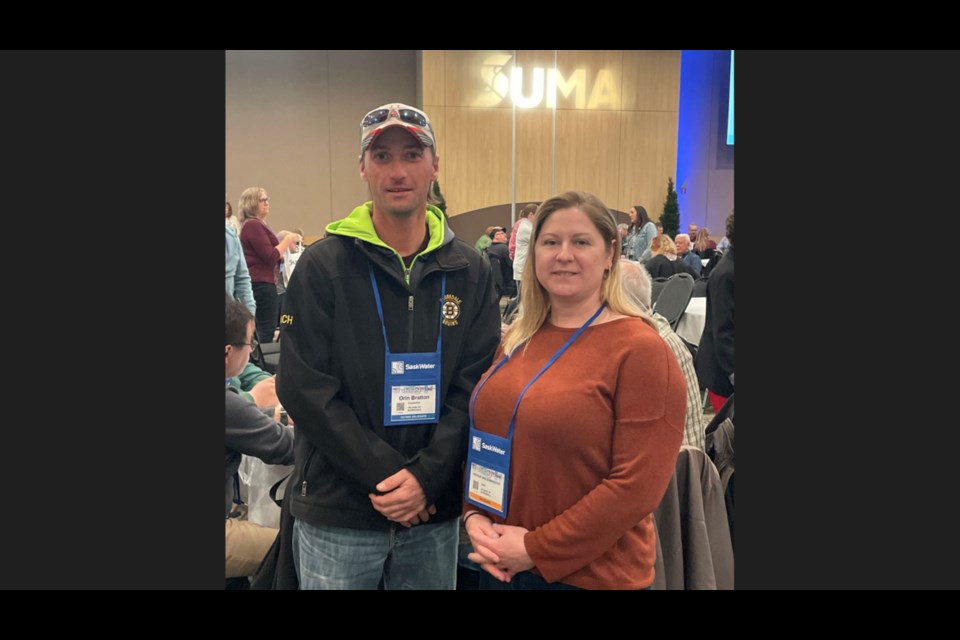 Village of Bjorkdale Councillor Orin Bratton and Administrator Nicole Goldsworthy  attended the 2023 Annual Saskatchewan Urban Municipalities Association Convention.