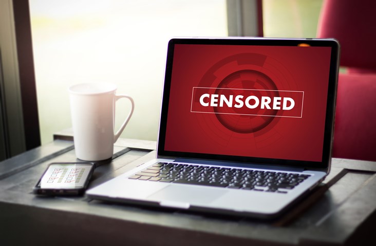 censored laptop