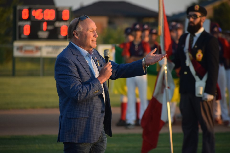 Souris Moose Mountain MP Robert Kitchen speaking