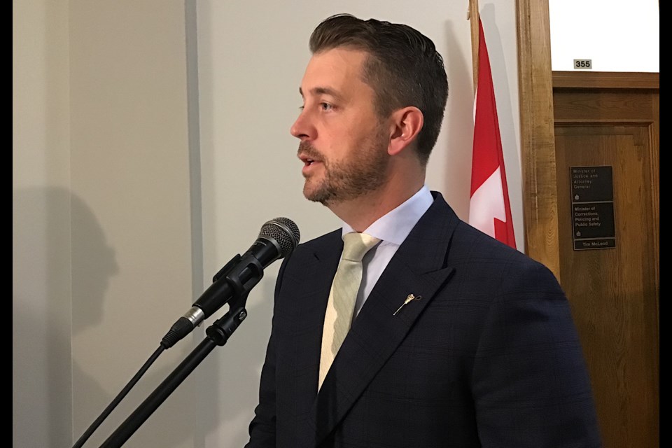 Government House Leader Tim McLeod outlined to reporters Thursday what the government's priorities will be during the fall sitting.