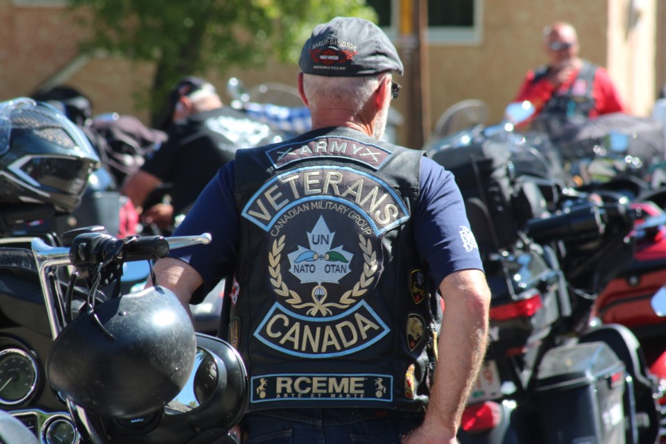 The Rolling Barrage made a stop in Yorkton August 14.  The cross-Canada motorcycle ride founded in 2017 aims is to bring awareness to PTSD and raise funds for programs that help Canadian Armed Forces members, Veterans and First Responders.  The 20 day journey saw riders depart from St. John's NL on Aug. 1 and are expected to reach Vancouver Aug. 19.  Yorkton was a stop as part of the Neepawa, MB to Saskatoon leg of their tour.  