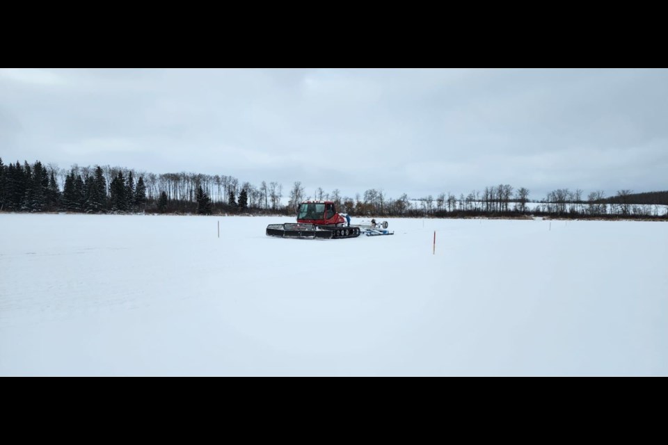 The Rough Rider Snowmobile Club is busy with grooming and signing trails.