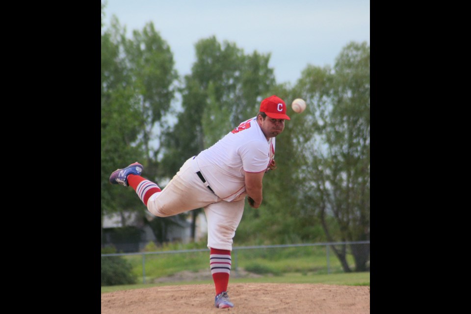 Pitching closer for the Unity Cardinals senior baseball team, Easton McLean will be part of Team Saskatchewan 22U team competing at Baseball Nationals.