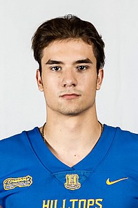 No. 88, Saskatoon HIlltops receiver, Jacob Ambros, formerly of Kerrobert.