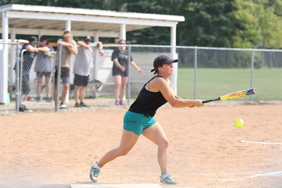 The Ag Days Co Ed Slo Pitch took over the ball diamonds during Canora Ag Days on Aug. 27 with four teams entered. Each team played three games. 