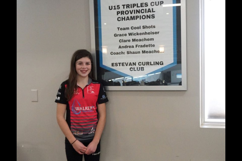 Lake Alma's young curler Andrea Fradette claimed the U15 provincial championship and is currently preparing for U18 provincials in Prince Albert.