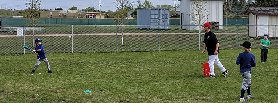 Aspiring young baseball players from Canora and the surrounding area gathered in Canora for high-level instruction at the Inside Pitch Baseball Academy sessions on May 26.