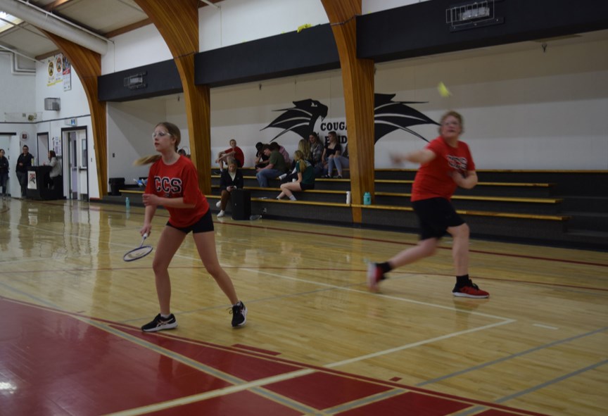 In mixed doubles, Jada Nordin and Noah Prychak joined forces to qualify for conferences.