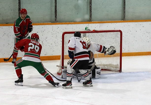 Logan Foster of Kamsack led the Canora offence with four points in a 6-3 win over Wapella Blackhawks on Nov. 30.