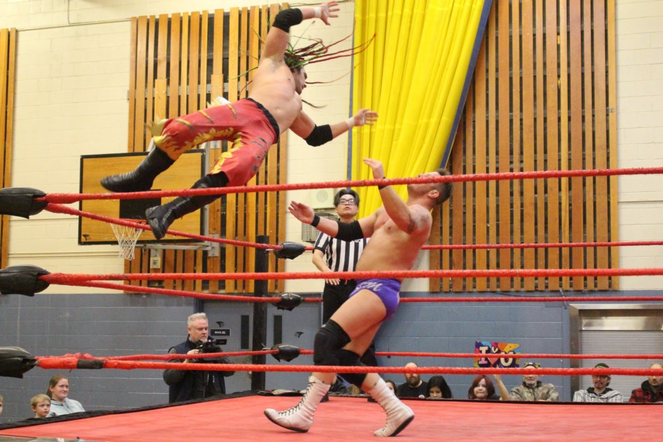 Canadian Wrestling's Elite were in Yorkton the evening of Nov. 25.