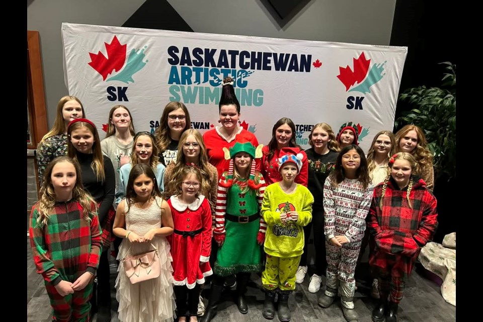 Estevan Mermaids swimmers were at a meet in Yorkton to start their season. 