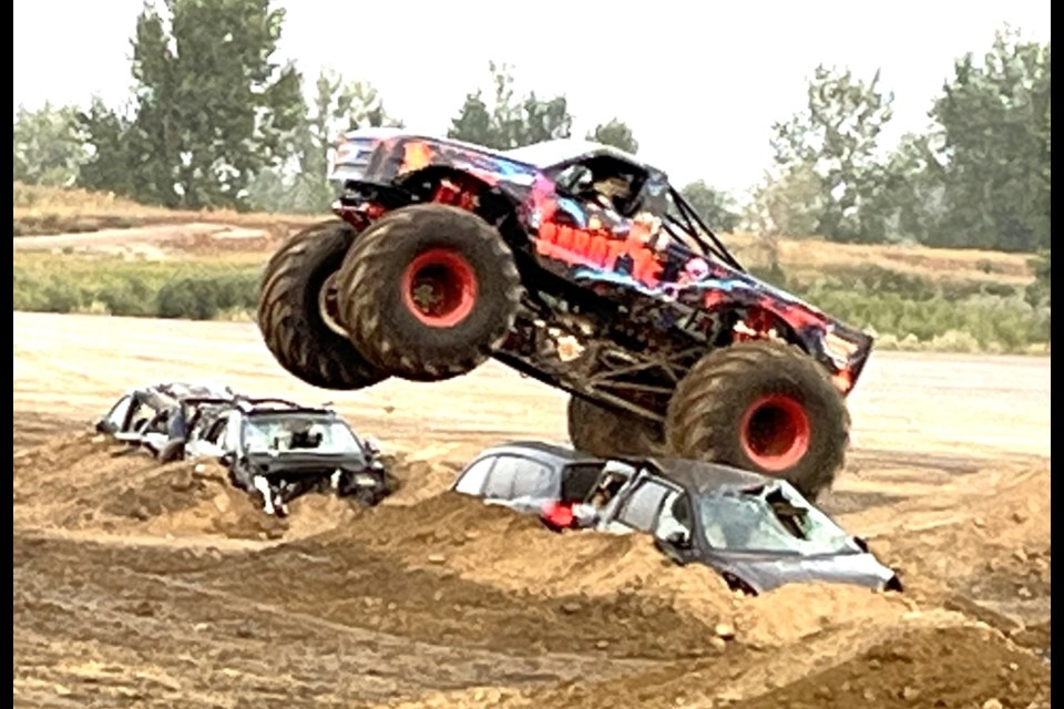 Monster trucks appeared at the Estevan Motor Speedway on Aug. 16 and 17. 