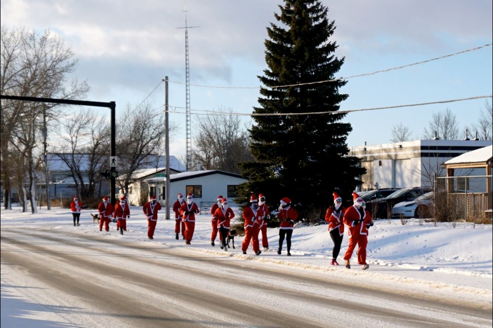 Estevan Road Runners headed out for a Santa run which started at 10 a.m. at the Estevan Daycare Co-operative. 