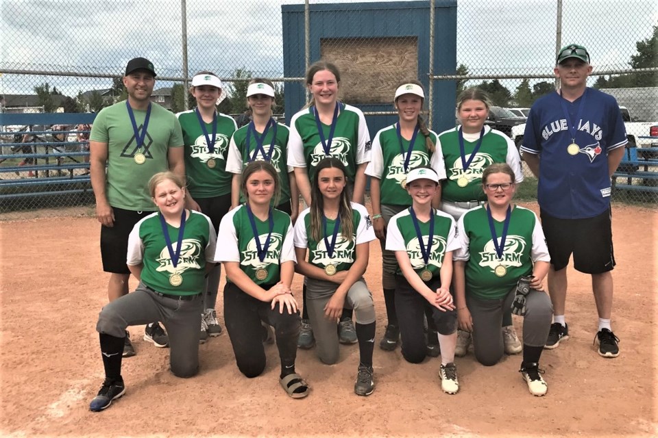 The Estevan Storm U13 won the gold medal 