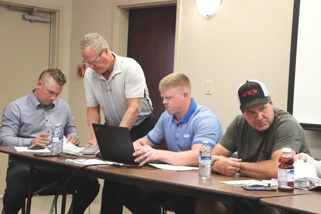 Board members for the Richardson Pioneer Weyburn Red Wings gathered for the annual general meeting