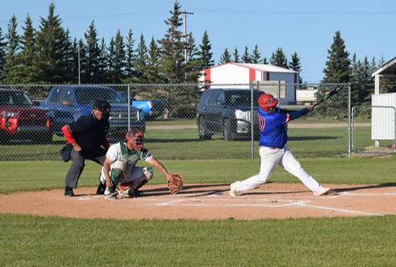 Ian Quewezance of the Supers had a terrific first-round series at the plate, rapping out nine hits in two games.