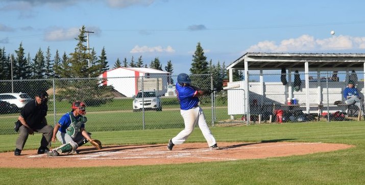 Kholton Shewchuk had a big game with the bat against the Langenburg Legends on July 6, even though it was in a 16-11 loss. Shewchuk rapped out three hits, including a pair of long home runs, and drove in five runs.