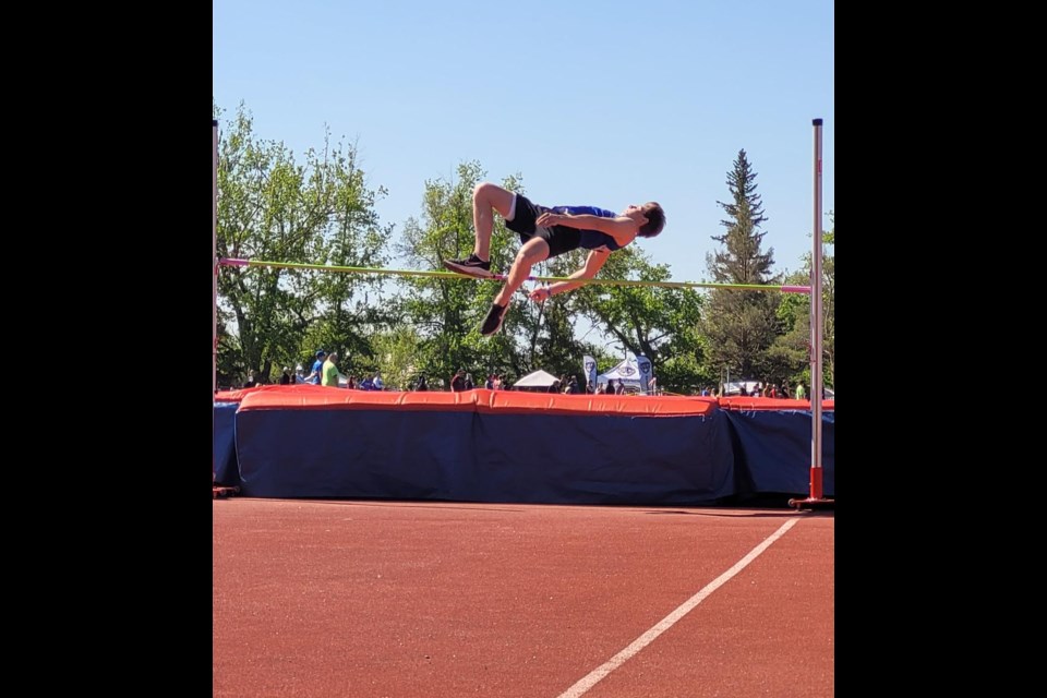 Representing Canora Composite School, Matthew Makowsky captured a bronze medal with a third-place finish in the midget boys high jump at provincials in Regina on June 3-4.