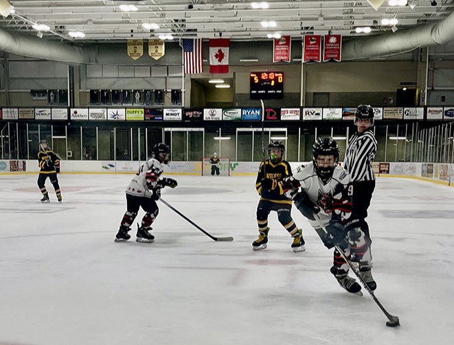 The U13 Parkland Predators provincial team (white jerseys) has played a successful stretch of exhibition games, and will be opening the first round of provincials on Feb. 7 at home against the Wynyard Monarchs, before making the trip to Wynyard for Game 2 on Feb. 15.