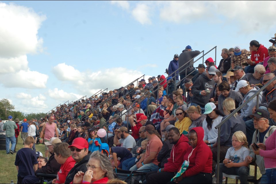 A capacity crowd filled the stands at the annual Preeceville Lions Western Weekend. file photo