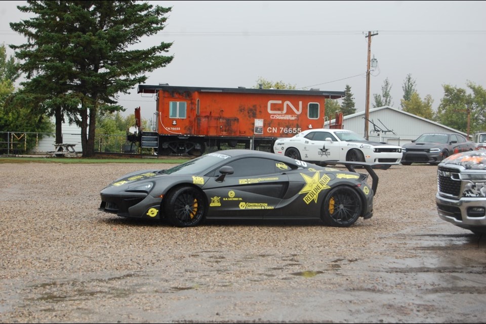 A 2022 McLaren 620R was quite the sight to see as it pulled onto the Unity and District Heritage Museum grounds, Sept. 13.