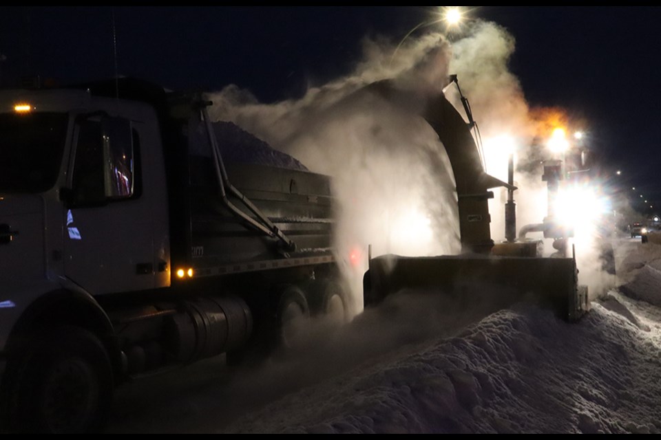 After Canora was left with a large snow accumulation the previous weekend, Town of Canora crews were hard at work in the early hours of Nov. 27, clearing the snow and making it easier for everyone to get around town.