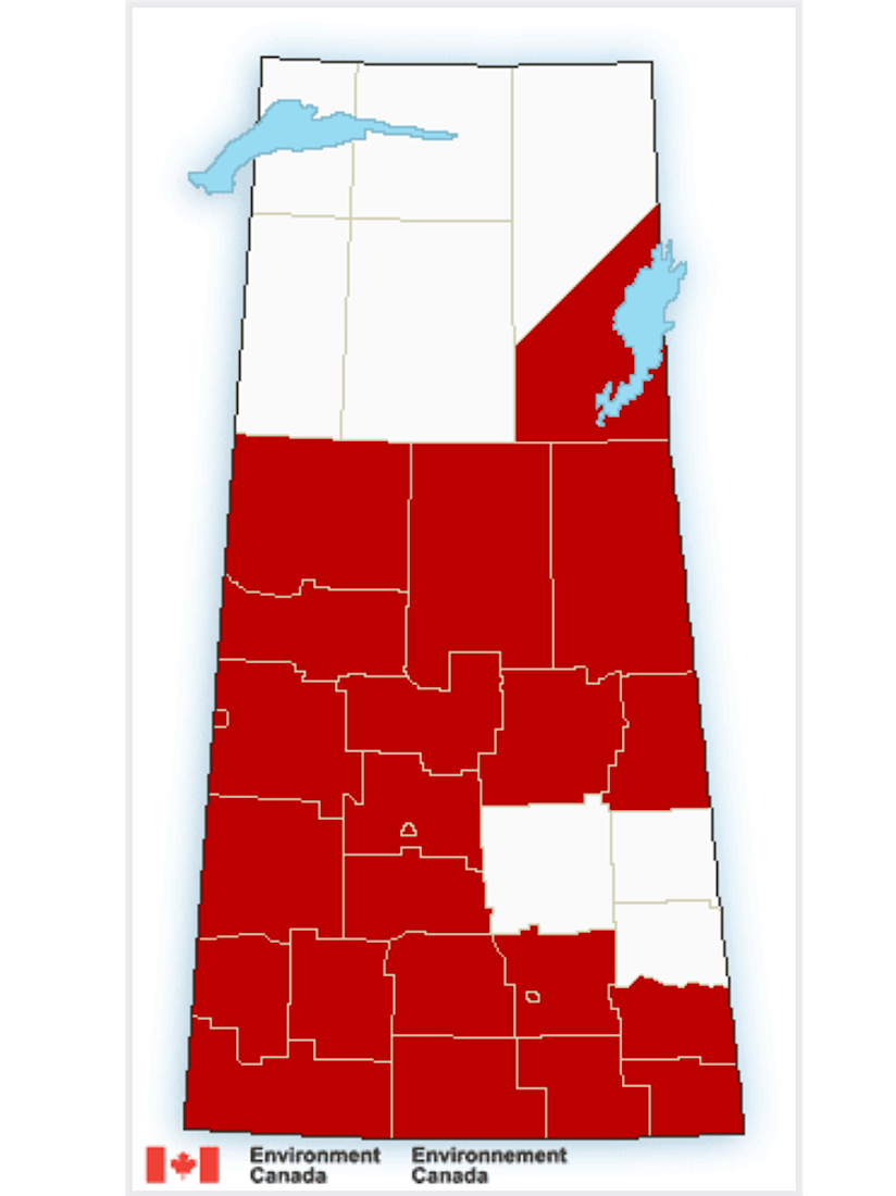 Weather warning area