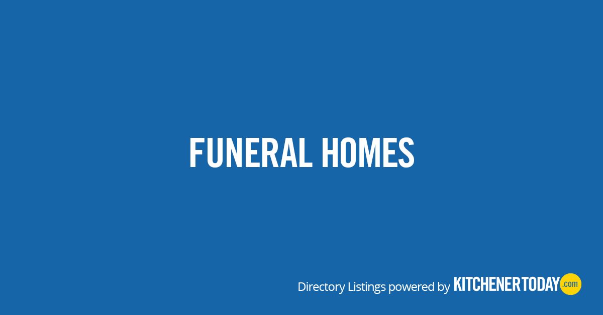 Kitchener Funeral Homes Kitchener News   Directory Share Images Funeral 