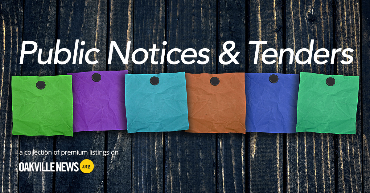 Public Notices and Tenders