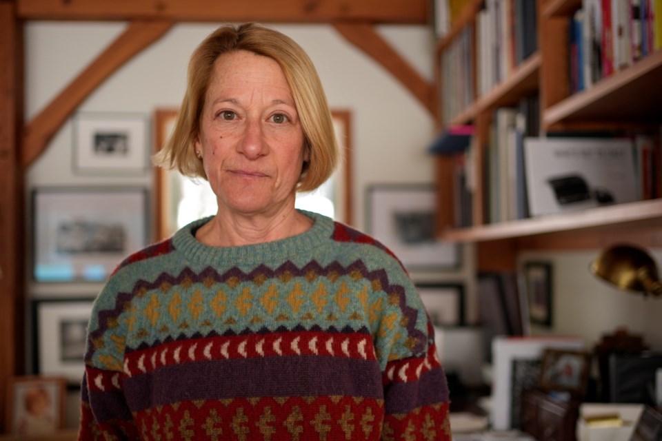 Judy Sandler, who was diagnosed in her 50s with ADHD, poses at her home, Thursday, Jan. 23, 2025, in Lincolnville, Maine.(AP Photo/Robert F. Bukaty)