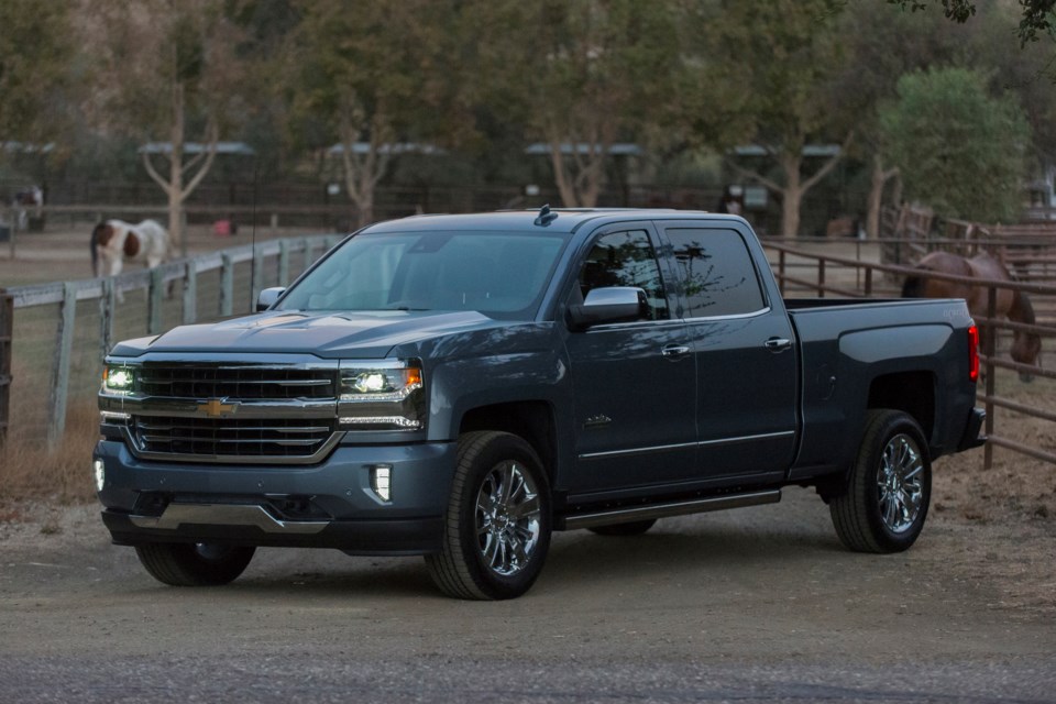 This photo provided by Chevrolet shows a used full-size Chevy Silverado, which is available for $25,000 or less. (Courtesy of General Motors via AP)