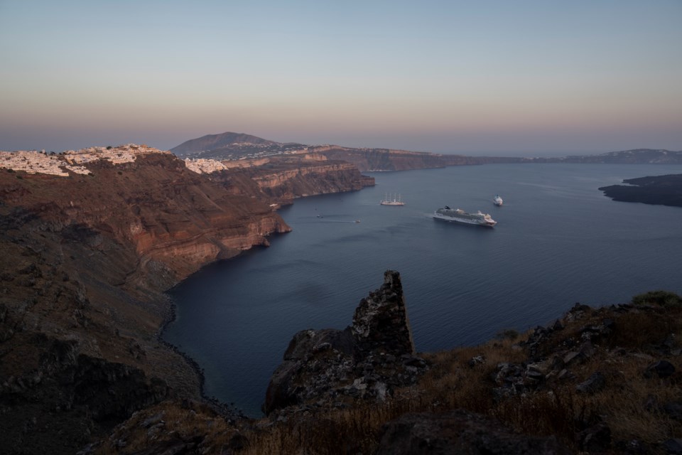 Greece Santorini Volcano