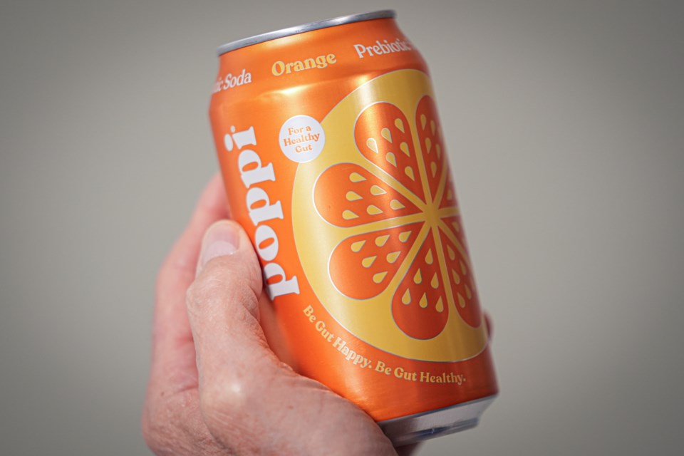 FILE - A can of Poppi prebiotic soda is shown on Wednesday, April 10, 2024, in New York. (AP Photo/John Minchillo, file)